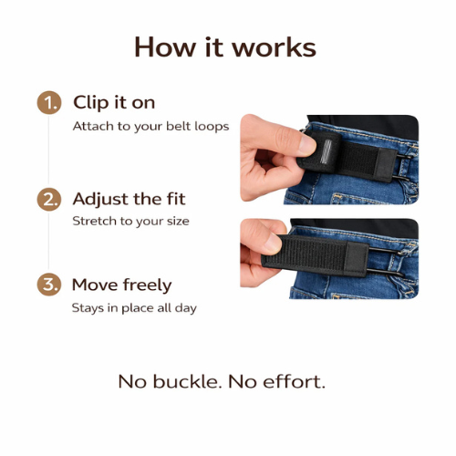 Unisex Buckleless Belt Hook