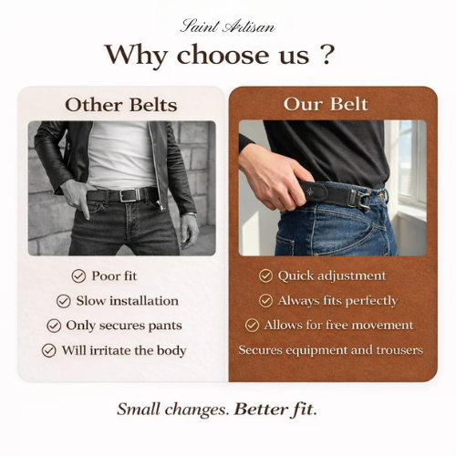 Unisex Buckleless Belt Hook